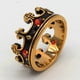 thumbnail image 4 of Anillo de corona de caballero rey real para hombre, 4 of 5