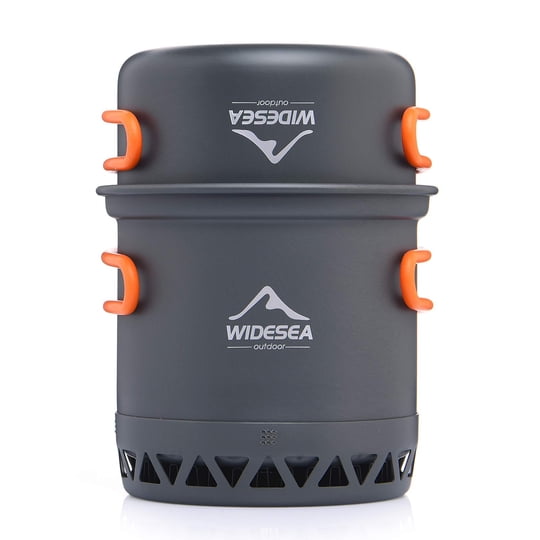 Batería De Cocina Para Camping Widesea Olla Y Sartén De Aluminio 0.8l 290g