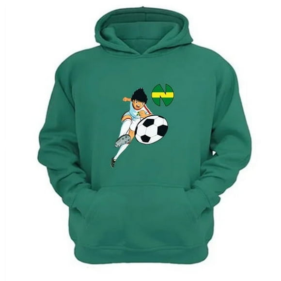 Polerón Canguro Super Campeones Verde Aguamarina Talla L Unisex