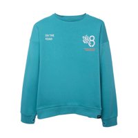 Pillin - Polerón Niño Cerrado Básico Estampado Verde