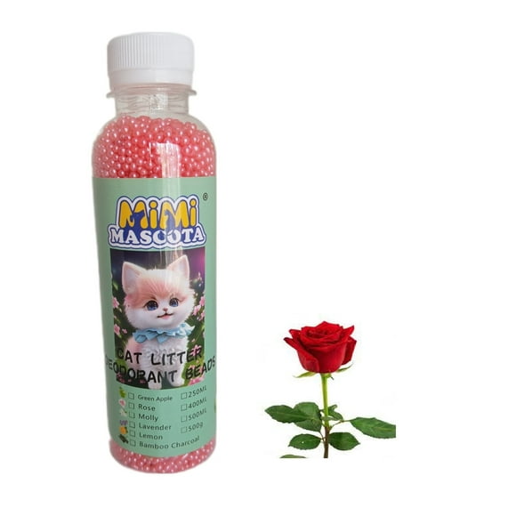 Perlas Desodorizantes Para Arena De Baños Sanitarios De Gato Aroma Rosa