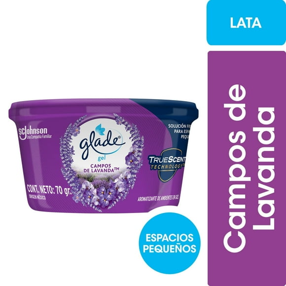Desodorante Ambiental Mini Gel Campos de Lavanda. Pote, 70 g