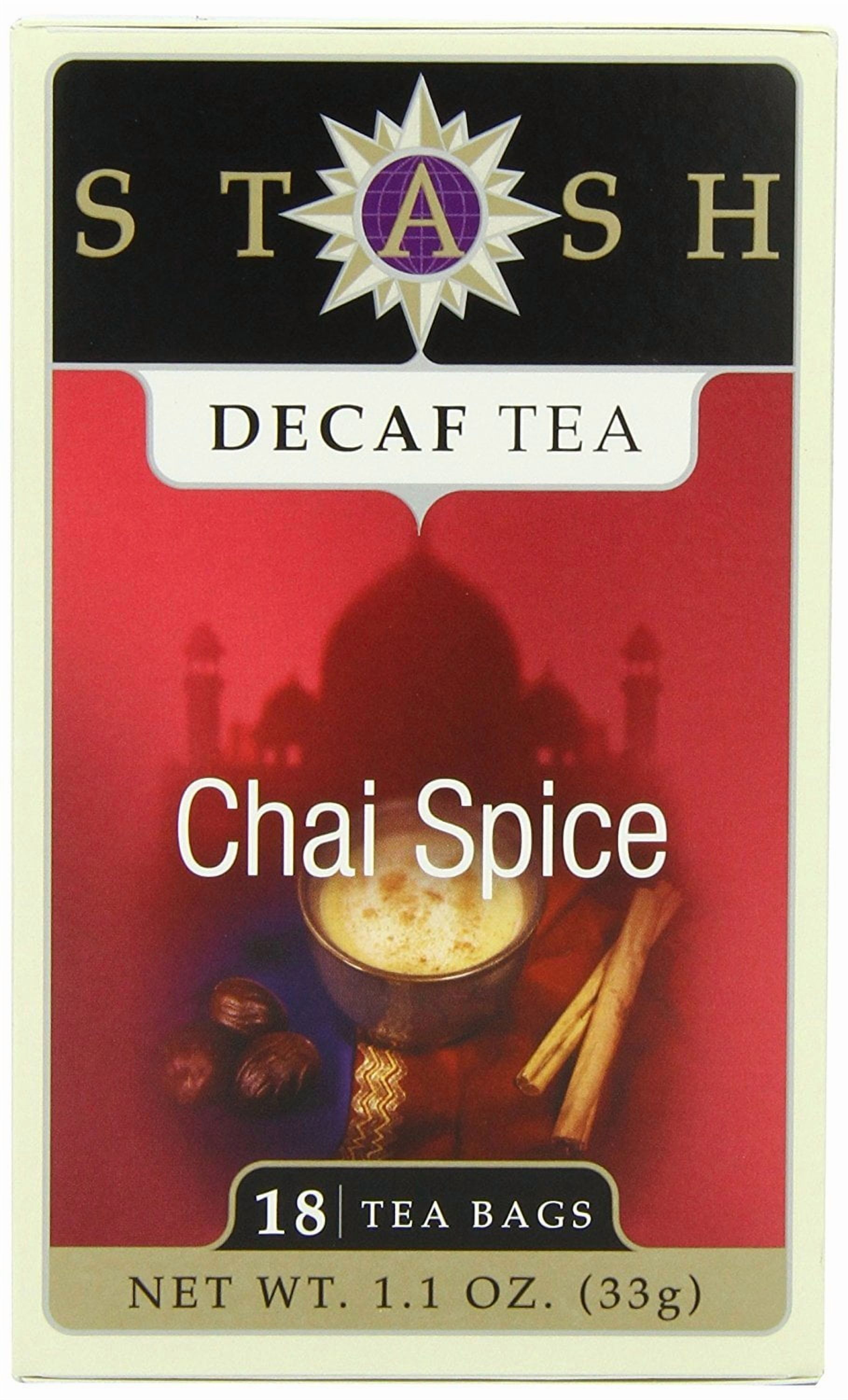 Té Negro Descafeinado Chai Spice De Tea Stash, 18 Bolsas Individuales