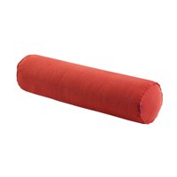 Magideal - Almohada De Cuello Redondo Cómoda Almohada De Rollo De Cuello Cervical Para La Parte Posterior Del Lado Del Automóvil , Rojo Naranja