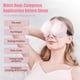 thumbnail image 3 of Máscara para ojos, venda de vapor USB, máscara de ojos reutilizable con vapor de seda USB con control de temperatura/temporizador para la hinchazón de ojos al dormir, ojos secos, ojos cansados, blefar, 3 of 5