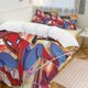 thumbnail image 3 of Action Spider-Man 3 Piece Sets Full/Queen Size - Reversible Microfiber Quilts with 2 Shams Soft Lightweight Bedspread Coverlet Comforter for All Season Bed Sheets, 3 of 5