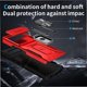 thumbnail image 2 of Funda Armada para Google Pixel 7A con Tapa Deslizante y Soporte Magnético Giratorio Rojo, 2 of 5