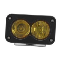 Magideal - Luz De Trabajo Led Universal 20W Aleación De Aluminio Lámpara De Conducción Práctica Resistente Para El Tractor De Baboraje De Automóvil Bicicleta De Amarillo