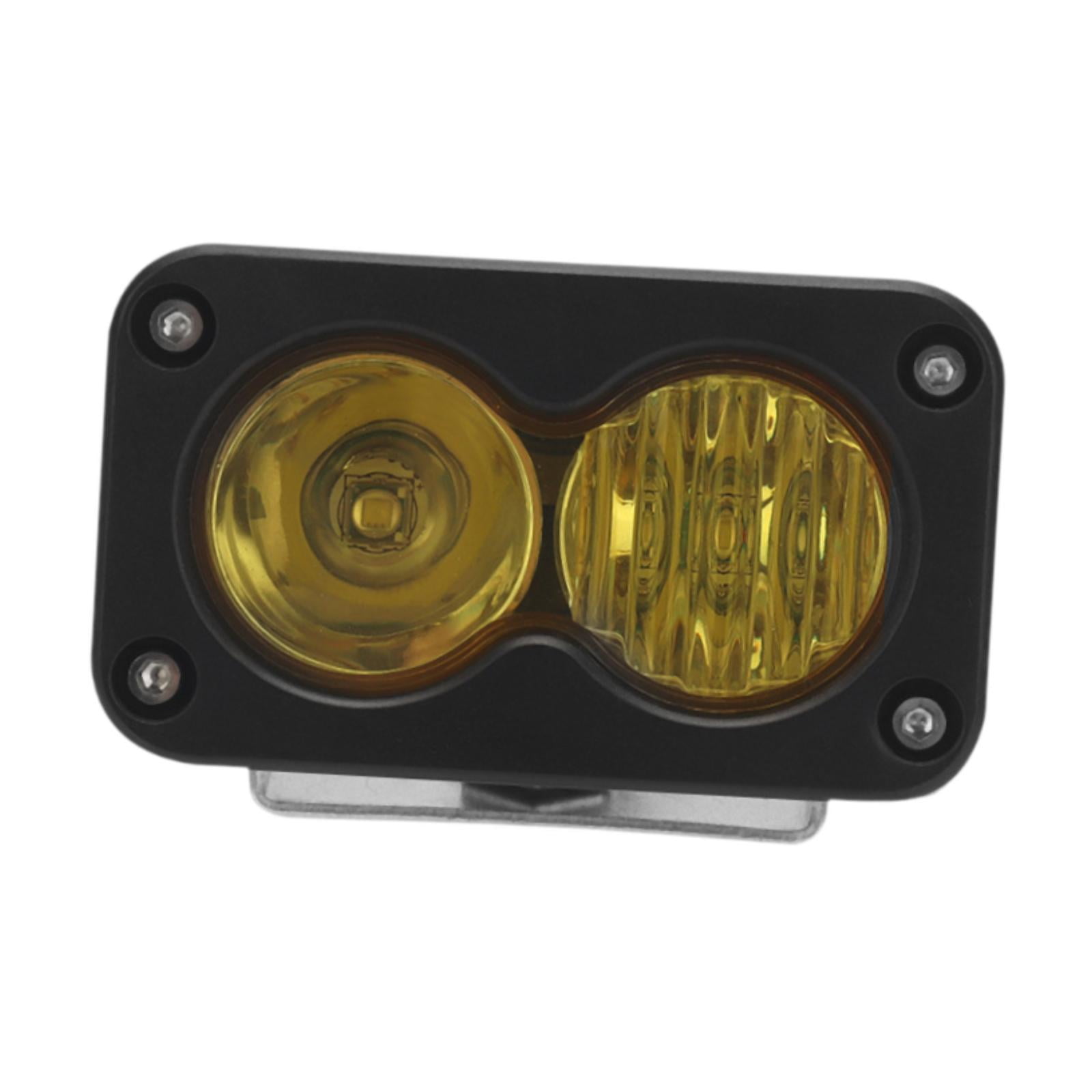 Magideal - Luz De Trabajo Led Universal 20w Aleación De Aluminio Lámpara De Conducción Práctica Resistente Para El Tractor De Baboraje De Automóvil Bicicleta De Amarillo