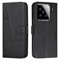 Foxdock - Funda Flip Para Xiaomi 15 – Carcasa Delgada Y Resistente A Impactos Con Soporte Para Uso Diario Y Profesional