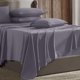 thumbnail image 2 of Juego de sábanas Hearth & Harbor Luxury Soft Cal King, gris y morado, 2 of 8