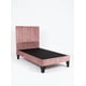 thumbnail image 1 of Cama Plaza y Media Palo Rosa Felpa Base + Respaldo, 1 of 3