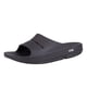 thumbnail image 1 of Sandalias Recovery Slide OOFOS OoAhh negras para mujer 8 hombres 6, 1 of 7