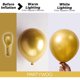 thumbnail image 3 of Globos PartyWoo Gold Metálico 140 piezas 18, 12, 10 y 5 pulgadas Decoración, 3 of 3