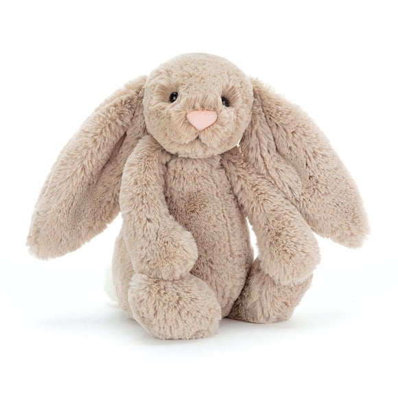 Peluche Jellycat Bashful Beige Bunny, tamaño mediano, 30 cm