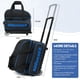 thumbnail image 5 of Bolsa para boliche SOGUKOER para 2 bolas con ruedas y compartimento para zapatos, 5 of 7