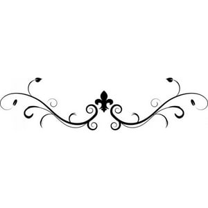 Rienda Libre Graphics - Decomural Fleur De Lis Headboard Ws-18075
