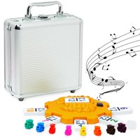 Juego De Dominó Mexican Train Yinlo Con Efecto De Sonido, 91 Fichas