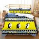 thumbnail image 1 of x2517 Bed SheetsCartoon Penguin Duvet Cover Set for Kids Boy Girl Animated Antarctic Animal Polyester Quilt Cover White Black Size 3-Piece Bedding Set (1 Duvet Cover + 2 Pillow Shams) nj2517, 1 of 5