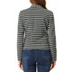 thumbnail image 3 of INSPIRE CHIC Blazer de Mujer con Solapa Muesca, Mangas Largas, Botones, Rayas, Talla L, Gris Blanco, 3 of 7