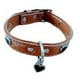thumbnail image 1 of Collar Para Perros O Gatos Placa Corazón Ocre S, 1 of 3