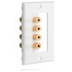 thumbnail image 3 of Placa de pared Fosmon Quad Speaker con conectores banana de 1 pulgada, 3 of 6