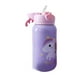 thumbnail image 3 of Botella De Agua Portatil 500ml Unicornio Kawaii Lila Infantil, 3 of 3