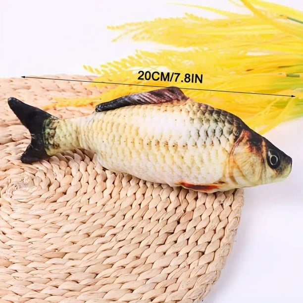 Interactive Fish-Shaped Plush Toy - Perfect Exercise for Your Cat or Dog!