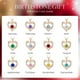 thumbnail image 5 of Collar colgante de amor de amor con piedra de nacimiento Zirconia, regalo de joyería de las mujeres para la Navidad, cumpleaños, aniversario, 5 of 5