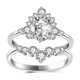 thumbnail image 1 of Juego de Anillos de Moissanita de 1.5 Quilates para Mujer Color D Claridad VVS1 Juego de Anillos Nupciales de Moissanita Anillos de Boda de Plata Esterlina 925 para Mujer Talla 5-9, 1 of 8