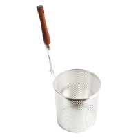 Magideal - Colador De Malla Para Alimentos, Cesta Para Hervir Pasta, Accesorios De Cocina, Cesta Para Freír, Colador De Espagueti, Cuchara Para Freír, Cocina 16Cm