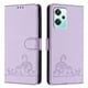 thumbnail image 1 of Funda tipo cartera FOXDOCK para Oneplus Nord CE 2 Lite con soporte, ranuras, RFID, diseño de gato, 1 of 5