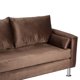 thumbnail image 3 of Sofa Sky 3 Cuerpos Felpa 12 Chocolate, 3 of 5