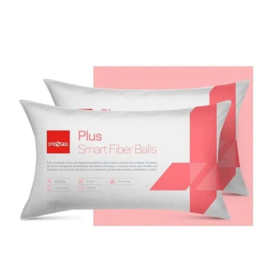 Set 2 Almohadas Rosen Plus 50x70 Cm