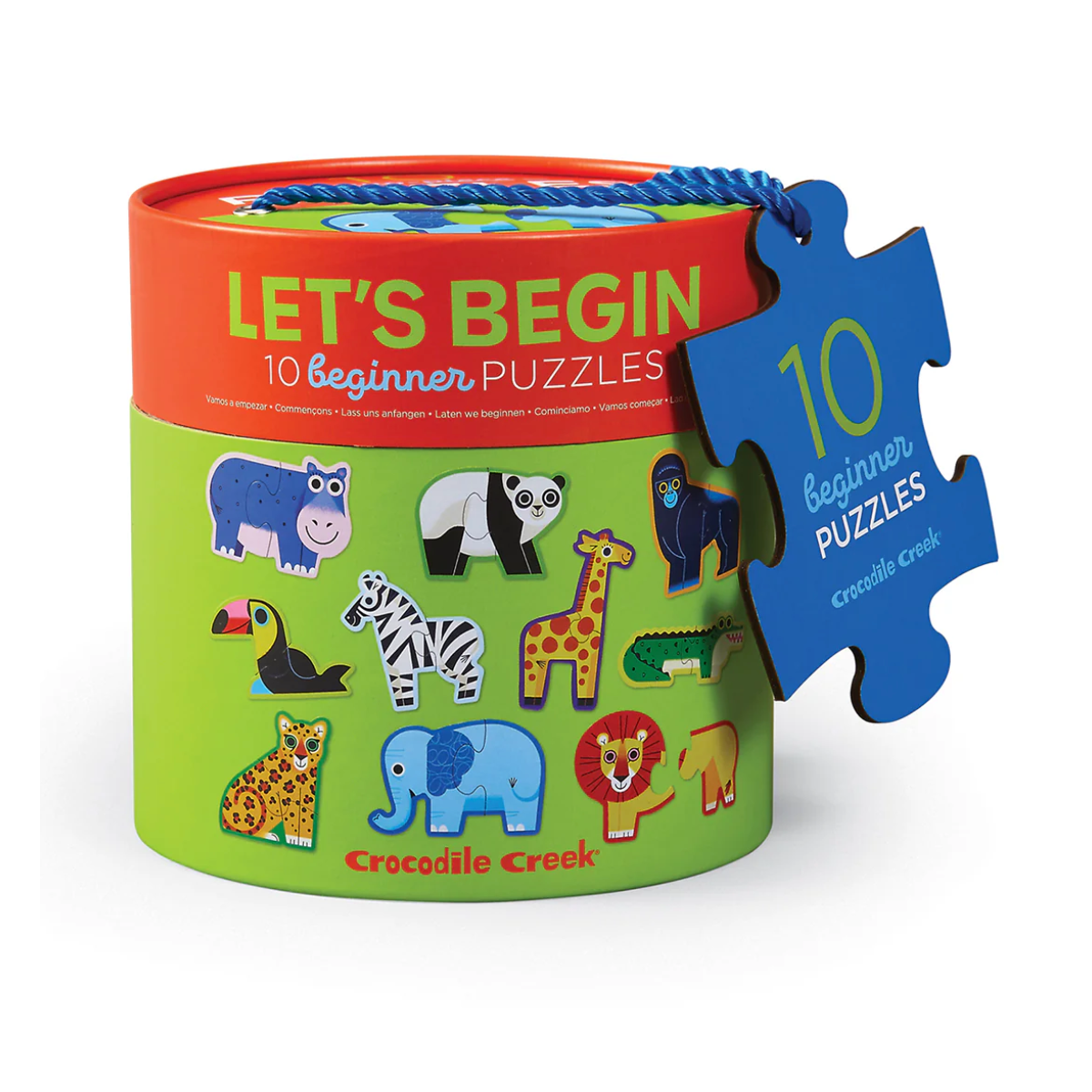 Puzzle Let'S Begin Jungla 20Pcs Crocodile Creek