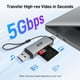 thumbnail image 2 of Lector de tarjetas SD acer USB C con doble ranura USB 3.0 tipo C, 2 of 9