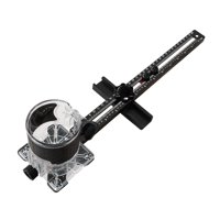 Magideal - Soporte De Ranura Para Fresadora, Plantilla Para Herrajes De Gabinete, Guía De Fresadora Multiusos, Máquina De Recorte, Tablero Abatible Para Ranurado Con Base