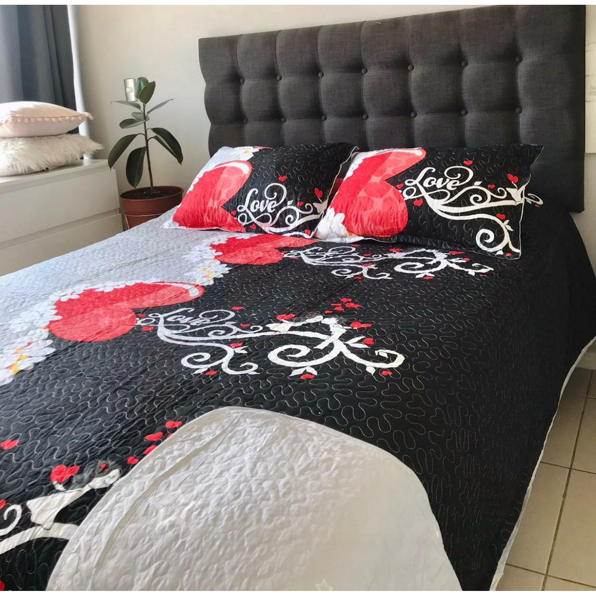 Todo Hogar Santiago De Chile - Cubrecama De Microfibra Estampado 2 Plazas - 0039