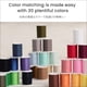 thumbnail image 3 of Set de hilos de coser LEONIS de 30 colores, 45 m, poliéster, 3 of 8
