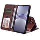 thumbnail image 3 of Funda Billetera para Huawei Nova 12 con Porta Tarjetas y Soporte Ajustable Marrón, 3 of 5