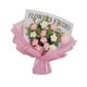 thumbnail image 2 of Ramo De Flores De Ganchillo Ramo De Ganchillo Duradero Para Cafe Aniversario Vacaciones Rosa, 2 of 3