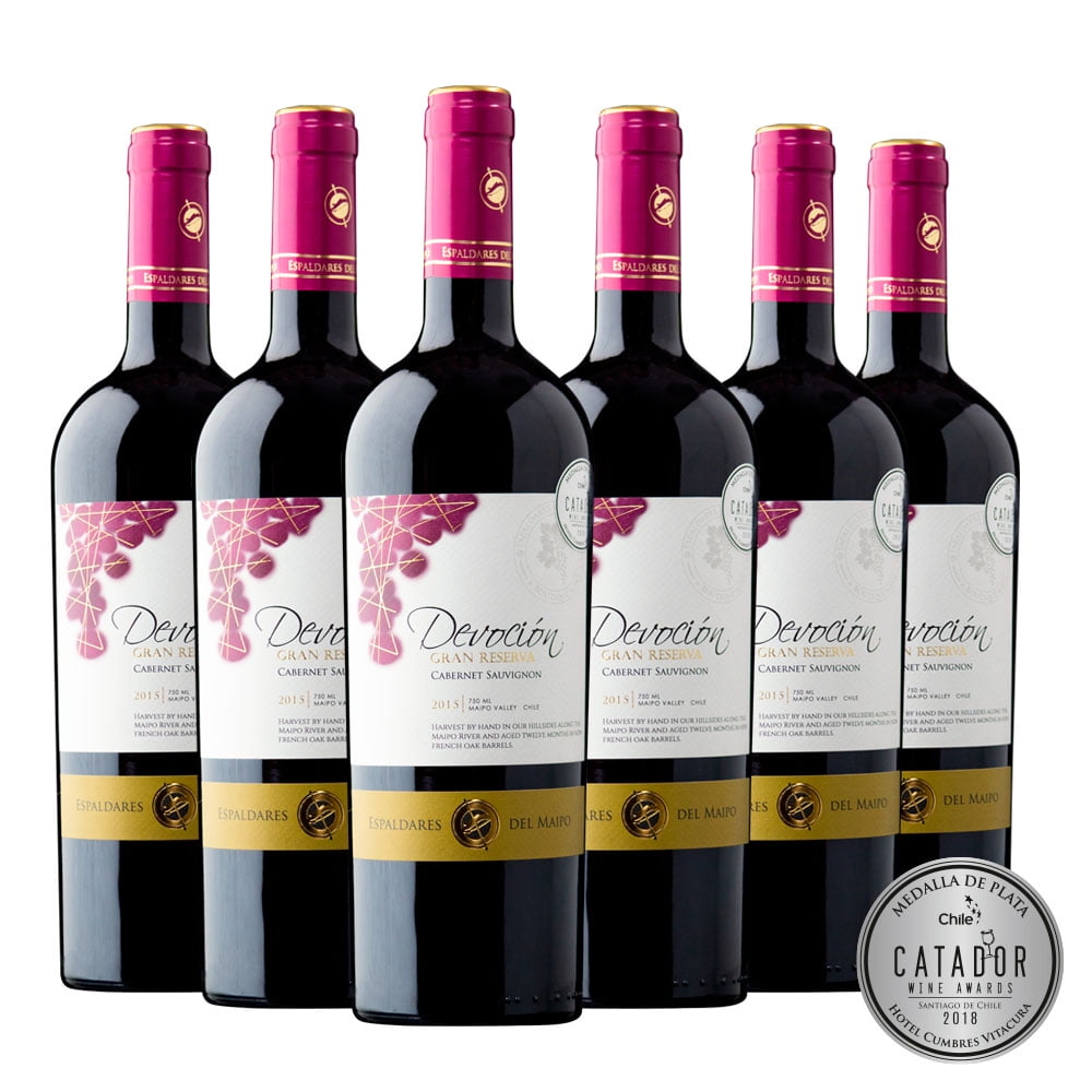 Caja X6 Vinos Devocion Gran Reserva Cabernet Sauvignon