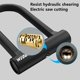 thumbnail image 4 of Candado en U para bicicleta Weogine, arco de 17 mm, cable de 1,5 m, 3 llaves, 4 of 7