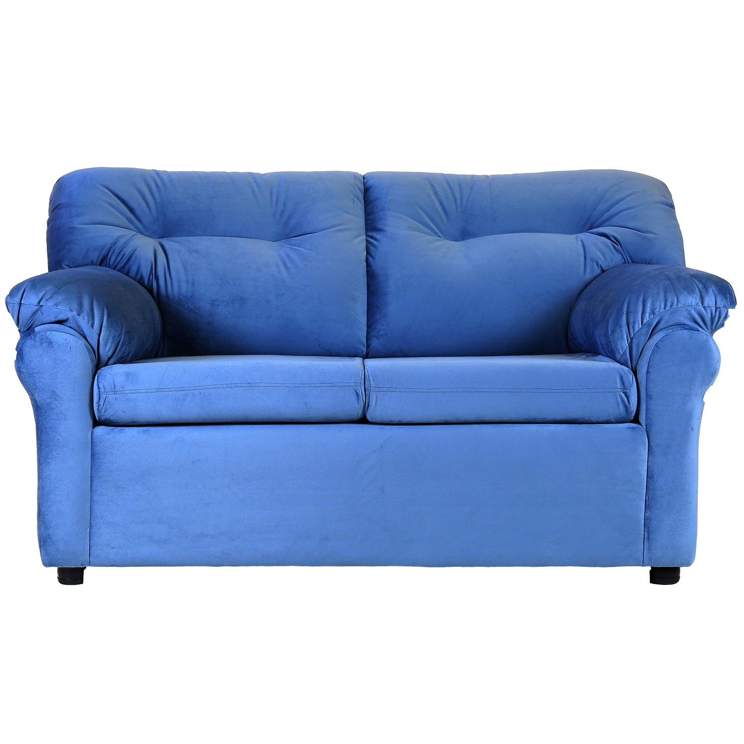 Muebles América - Sofa América 2 Cuerpos Tela Azul Petroleo