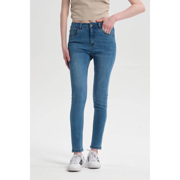 Jeans Mujer Super Skinny Estela Azul Claro
