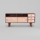 thumbnail image 3 of Rack Alto 3 Cajones Miscanti Nogal, 3 of 7