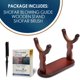 thumbnail image 2 of Soporte para Shofar HalleluYAH de Madera – Fabricado en Israel, 2 of 6