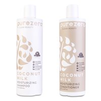 Set De Champú Y Acondicionador Purezero Coconut Milk 100% Vegano