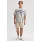 thumbnail image 4 of Polera Hombre Print Central Gris Melange, 4 of 4