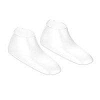 Ioensy - 2 Calcetines De Silicona Para Mujer, Calcetines Hidratantes Para Talón Agrietado, Spa, Pies Secos, Transparentes